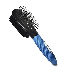 BV Pet Dog Grooming Comb Brush 2 Sided Bristle and Pin for Long and Short Hair Dog Removing Shedding Hair