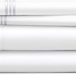 Cosy House Collection Everyday 1500 Series Bed Sheets – Bedroom Essentials – Luxury Hotel Ultra Soft Bedding – Stain & Wrinkle Resistant – Easy & Comfy Fit – 4 Piece (Full, White)