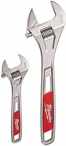 Milwaukee 48-22-7400 6 in. 10 in. Adjustable Wrench Set
