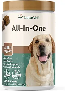 NaturVet All-in-One Health Solution for Dogs 120 Soft Chews