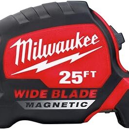 Milwaukee 25 Wide Blade Magnetic Tape Measure 48-22-0225M