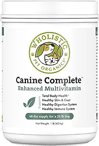 Wholistic Pet Organics Canine Complete Dog Supplement 1 Lb
