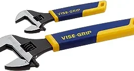 Irwin Vise Grip VGP2078700 Adjustable Wrench 2-Piece Set