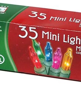 Indoor/Outdoor 35-Count Multi Color Christmas Light Set