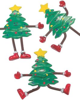 Fun Express – Bendable Christmas Tree for Christmas – Toys – Character Toys – Bendables – Christmas – 12 Pieces