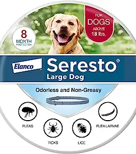 Seresto for Large Dogs 8-Month Flea and Tick Prevention Collar