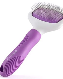 Poodle Pet Slicker Brush Small Large Dogs Pet Hair Remover Rotating Head | Effectively Effortlessly Removes Tangles Mats Loose Hair Short Long HairGrooming Brush