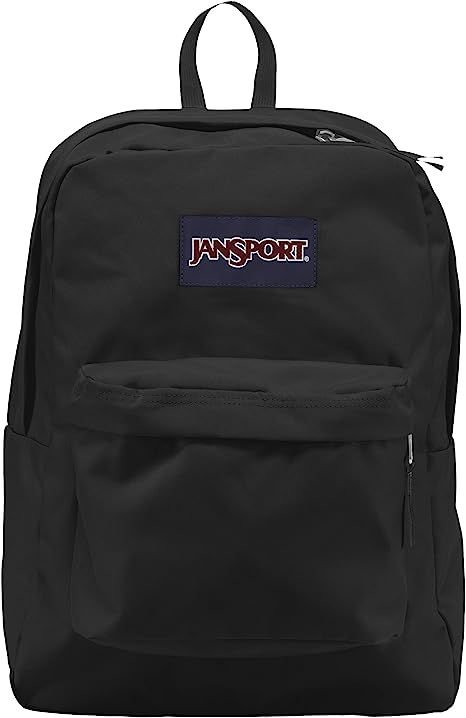 JanSport SuperBreak One Backpacks, Black - Durable, Lightweight Bookbag with 1 Main Compartment, Front Utility Pocket with Built-in Organizer - Premium Backpack