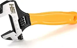 STEELHEAD Wide-Mouth Adjustable HAMMERHEAD Wrenches 6 8 10 12 Sizes Forged Heat-Treated Steel Corrosion-Resistant Black Phosphate Finish Inch & Millimeter Jaw Measurement USA-Based Support