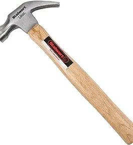 Stalwart 16-Ounce Claw Hammer with Natural Wood Anti-Vibration Handle