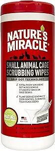 Natures Miracle Small Animal Cage Scrubbing Wipes 30ct