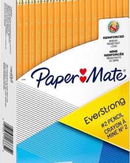 Paper Mate EverStrong 2 Pencils, Reinforced, Break-Resistant Lead When Writing, 72-Count
