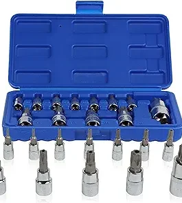 ABN | Torx Plus Socket Set 5 Point Star Bit Set Tamper Proof Torx Bit Set 12pc
