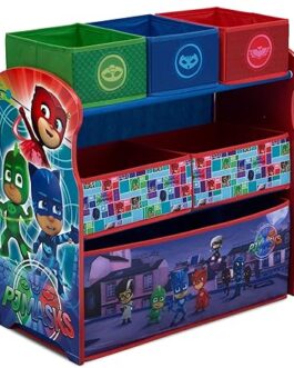 Delta Children 6 Bin Design and Store Toy Organizer – Greenguard Gold Certified,PJ Masks
