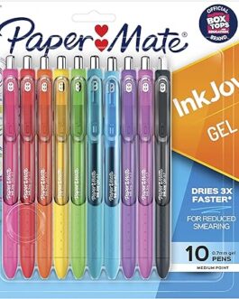 Paper Mate Gel Pens InkJoy Pens, Medium Point, Assorted, 10 Count