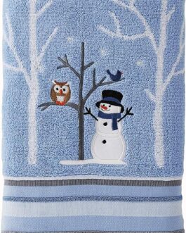SKL Home Winter Friends Bath Towel, Blue